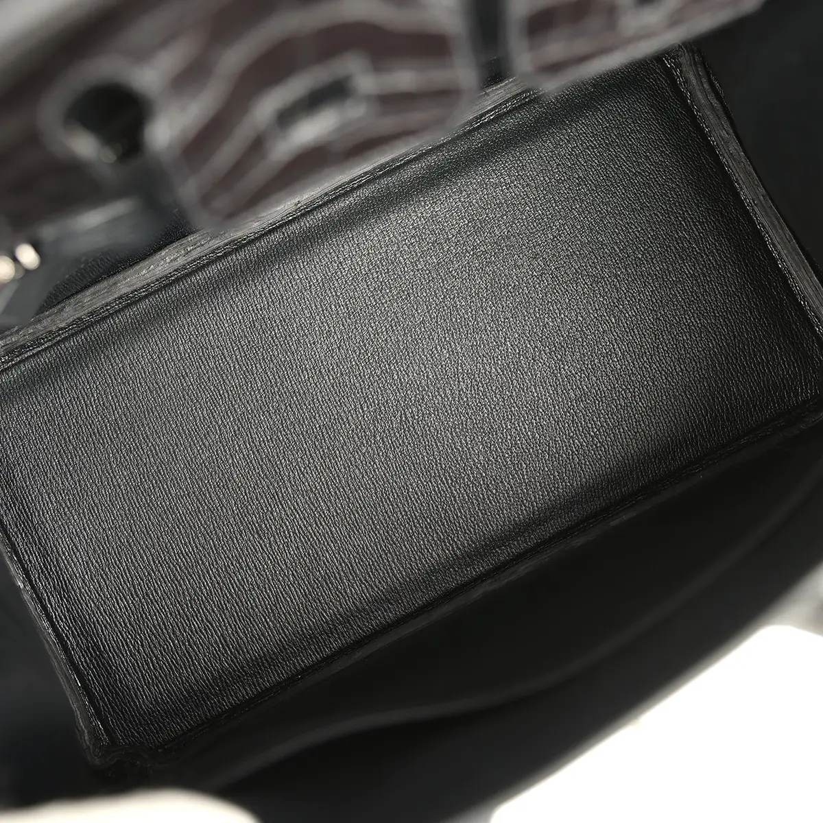 HERMÈS Hermes Birkin 25 Black Matte Alligator Palladium Hardware | Thumbnail 8 HERMÈS Hermes Birkin 25 Black Matte Alligator Palladium Hardware | Thumbnail 8