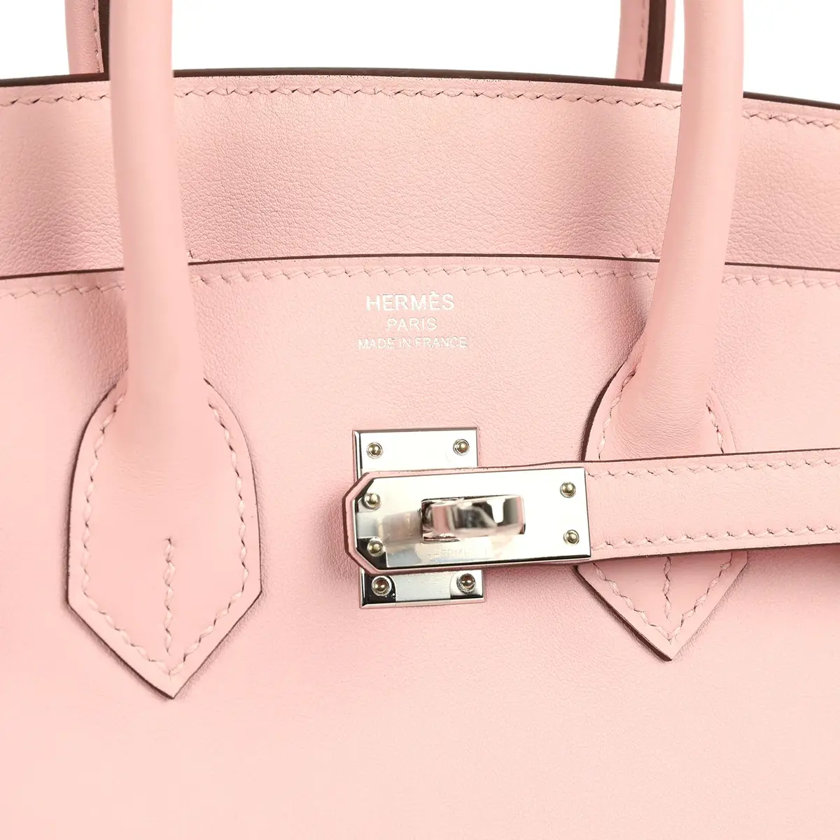 HERMÈS Hermes Birkin 25 Rose Sakura Swift Palladium Hardware | Thumbnail 7 HERMÈS Hermes Birkin 25 Rose Sakura Swift Palladium Hardware | Thumbnail 7