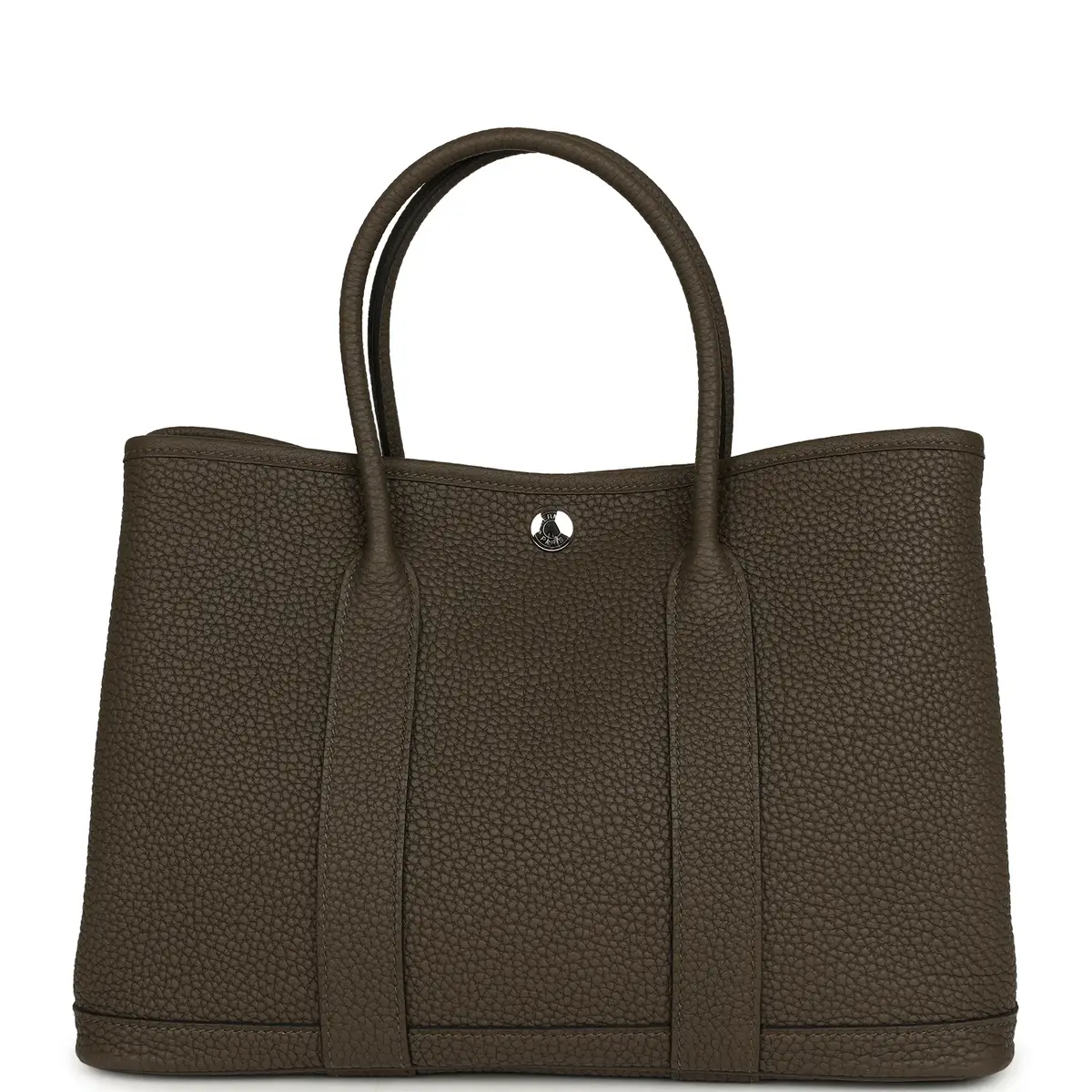 HERMÈS Hermes Garden Party 30 Vert Loden Negonda Palladium Hardware | Thumbnail 4 HERMÈS Hermes Garden Party 30 Vert Loden Negonda Palladium Hardware | Thumbnail 4