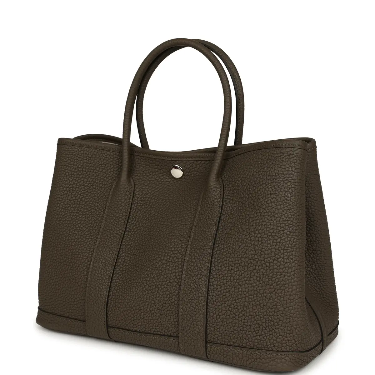 HERMÈS Hermes Garden Party 30 Vert Loden Negonda Palladium Hardware | Thumbnail 5 HERMÈS Hermes Garden Party 30 Vert Loden Negonda Palladium Hardware | Thumbnail 5