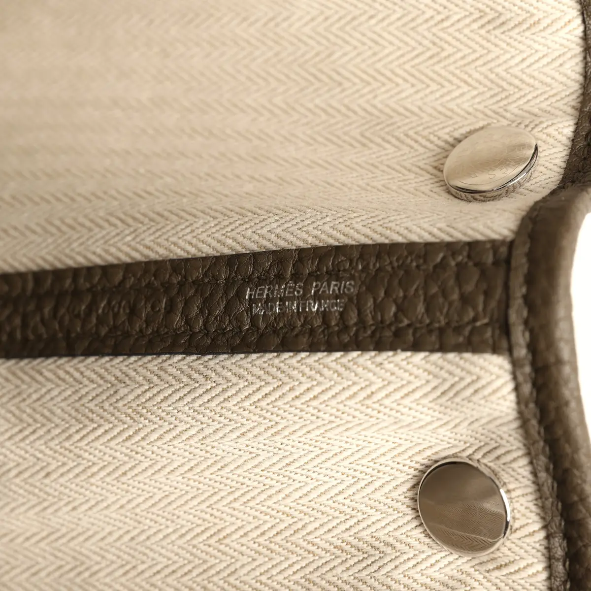 HERMÈS Hermes Garden Party 30 Vert Loden Negonda Palladium Hardware | Thumbnail 9 HERMÈS Hermes Garden Party 30 Vert Loden Negonda Palladium Hardware | Thumbnail 9