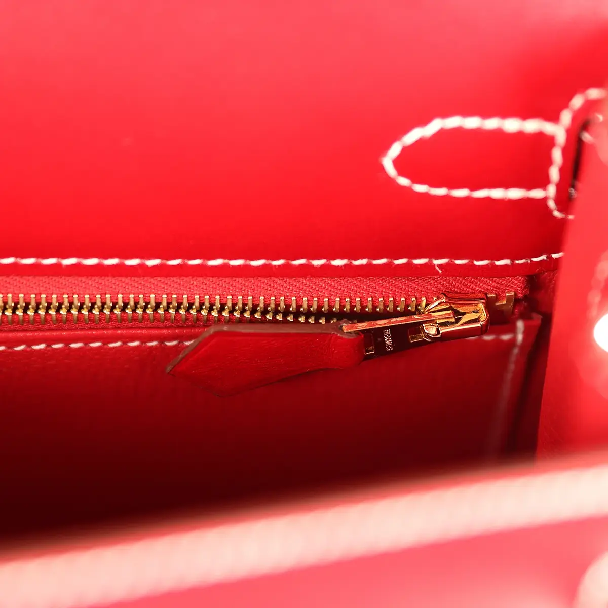 HERMÈS Hermes Kelly Sellier 25 Rouge Piment Box Gold Hardware | Thumbnail 9 HERMÈS Hermes Kelly Sellier 25 Rouge Piment Box Gold Hardware | Thumbnail 9
