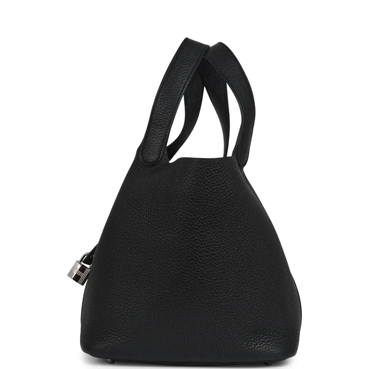 HERMÈS Pre-owned Hermes Picotin Lock 22 Black Clemence Palladium Hardware | Thumbnail 3 HERMÈS Pre-owned Hermes Picotin Lock 22 Black Clemence Palladium Hardware | Thumbnail 3