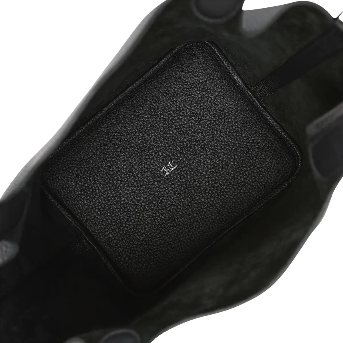 HERMÈS Pre-owned Hermes Picotin Lock 22 Black Clemence Palladium Hardware | Thumbnail 8 HERMÈS Pre-owned Hermes Picotin Lock 22 Black Clemence Palladium Hardware | Thumbnail 8
