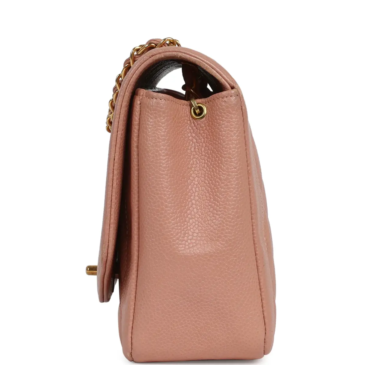 Chanel Vintage Chanel Medium Diana Flap Bag Pink Caviar Gold Hardware | Thumbnail 3 Chanel Vintage Chanel Medium Diana Flap Bag Pink Caviar Gold Hardware | Thumbnail 3