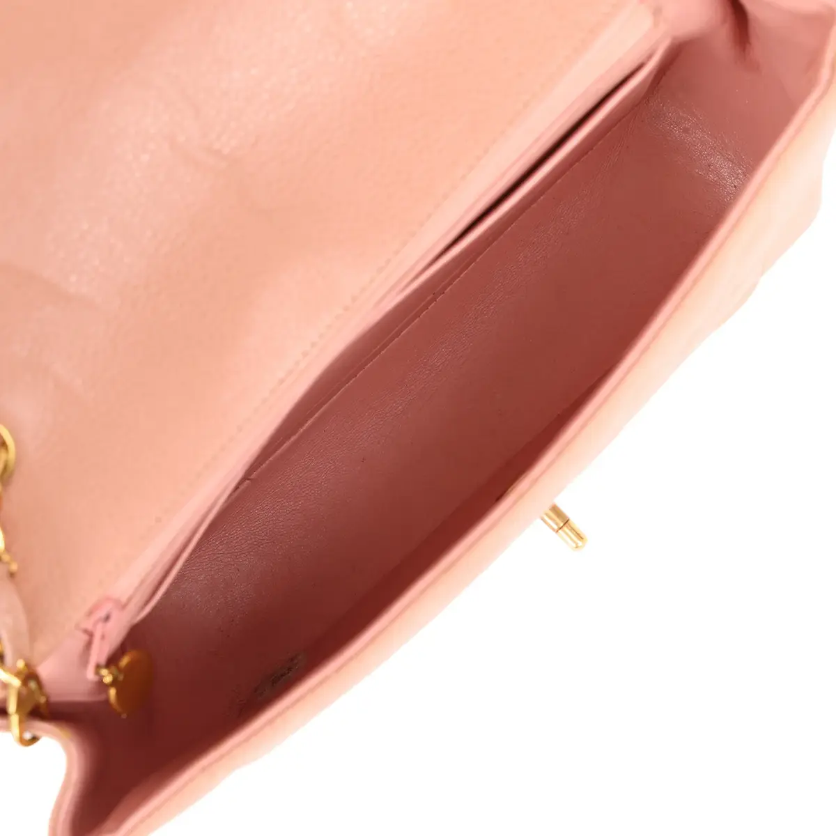 Chanel Vintage Chanel Medium Diana Flap Bag Pink Caviar Gold Hardware | Thumbnail 10 Chanel Vintage Chanel Medium Diana Flap Bag Pink Caviar Gold Hardware | Thumbnail 10