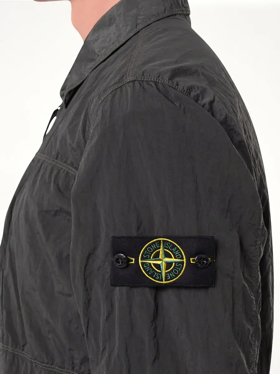 Stone Island Nylon Metal Overshirt in Lead Grey | Thumbnail 2
