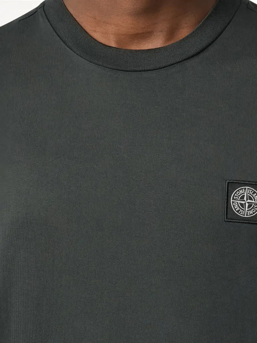 Stone Island Stone Island Logo Patch T-shirt in Lead Grey | Thumbnail 2