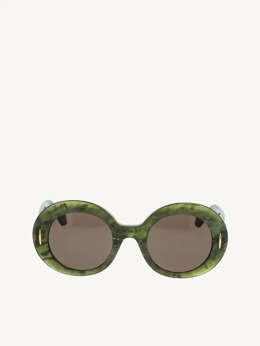 Loewe Loewe Lw40146f 5196e Acetate Sunglasses in Marble Green | Thumbnail 2 Loewe Loewe Lw40146f 5196e Acetate Sunglasses in Marble Green | Thumbnail 2