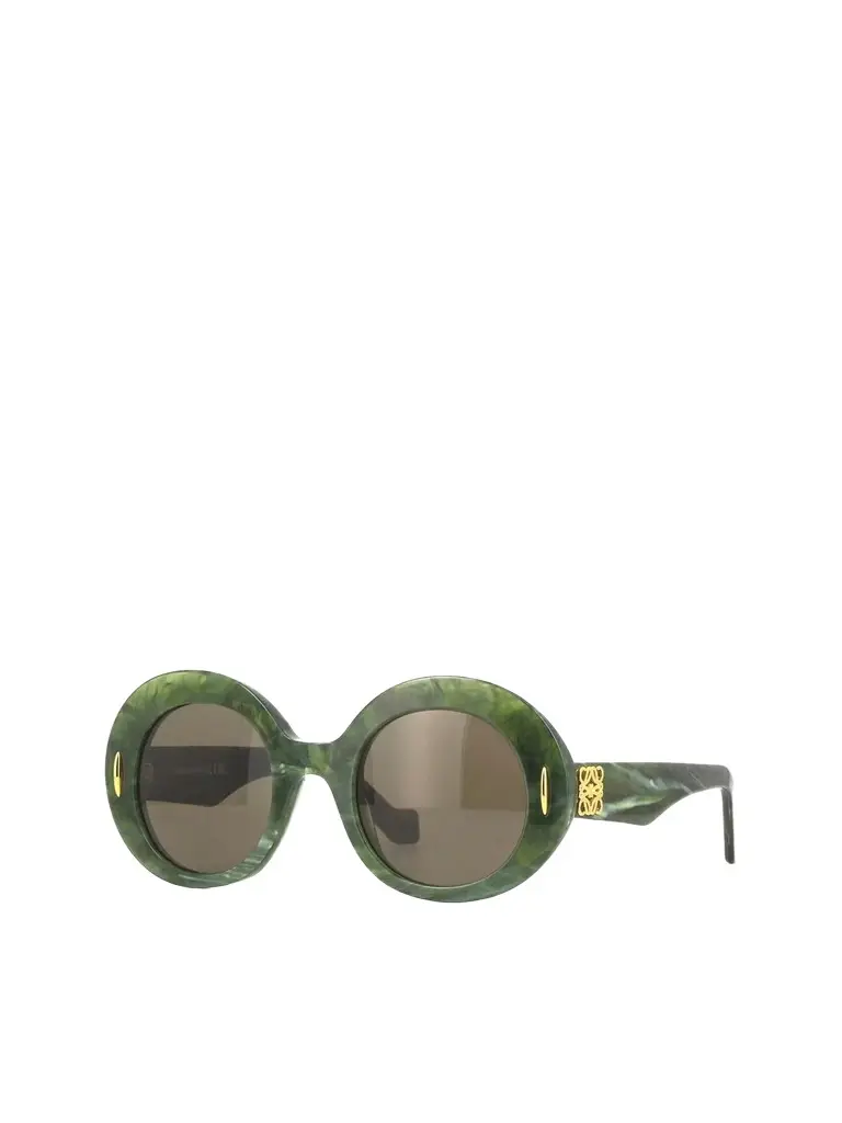 Loewe Loewe Lw40146f 5196e Acetate Sunglasses in Marble Green