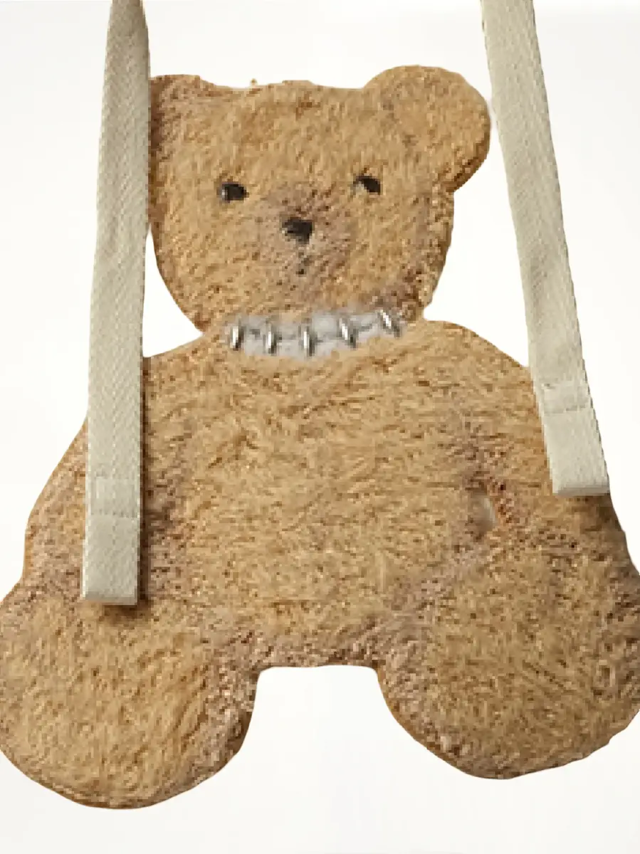 Palm Angels Bear in Mind Hoodie Off White/brown | Thumbnail 2
