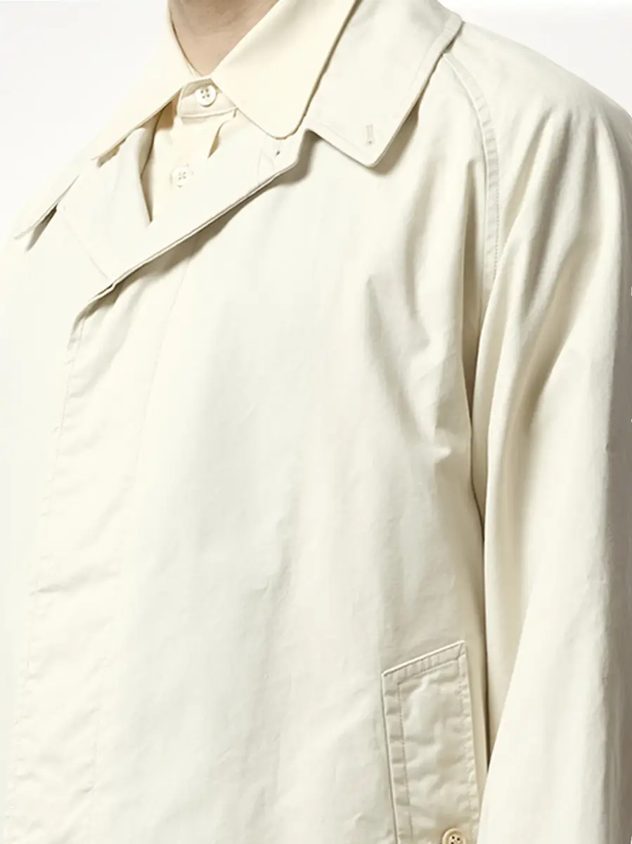 Maison Margiela Trench Rain Coat in Ivory | Thumbnail 2 Maison Margiela Trench Rain Coat in Ivory | Thumbnail 2