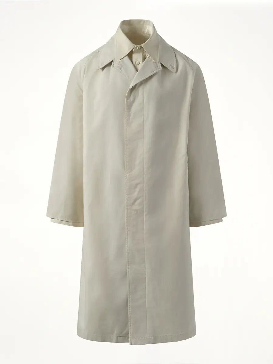 Maison Margiela Trench Rain Coat in Ivory | Thumbnail 3 Maison Margiela Trench Rain Coat in Ivory | Thumbnail 3