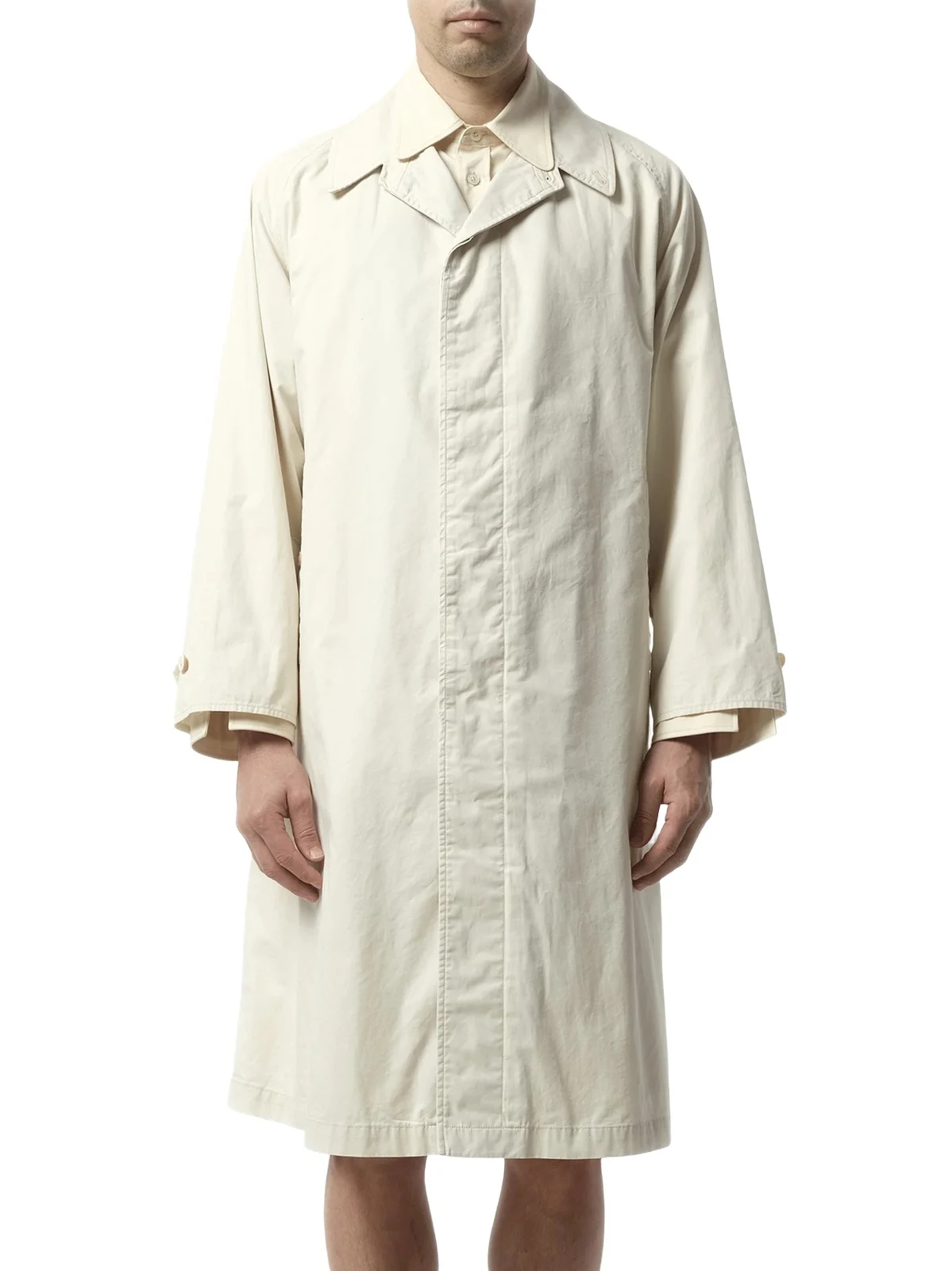 Maison Margiela Trench Rain Coat in Ivory