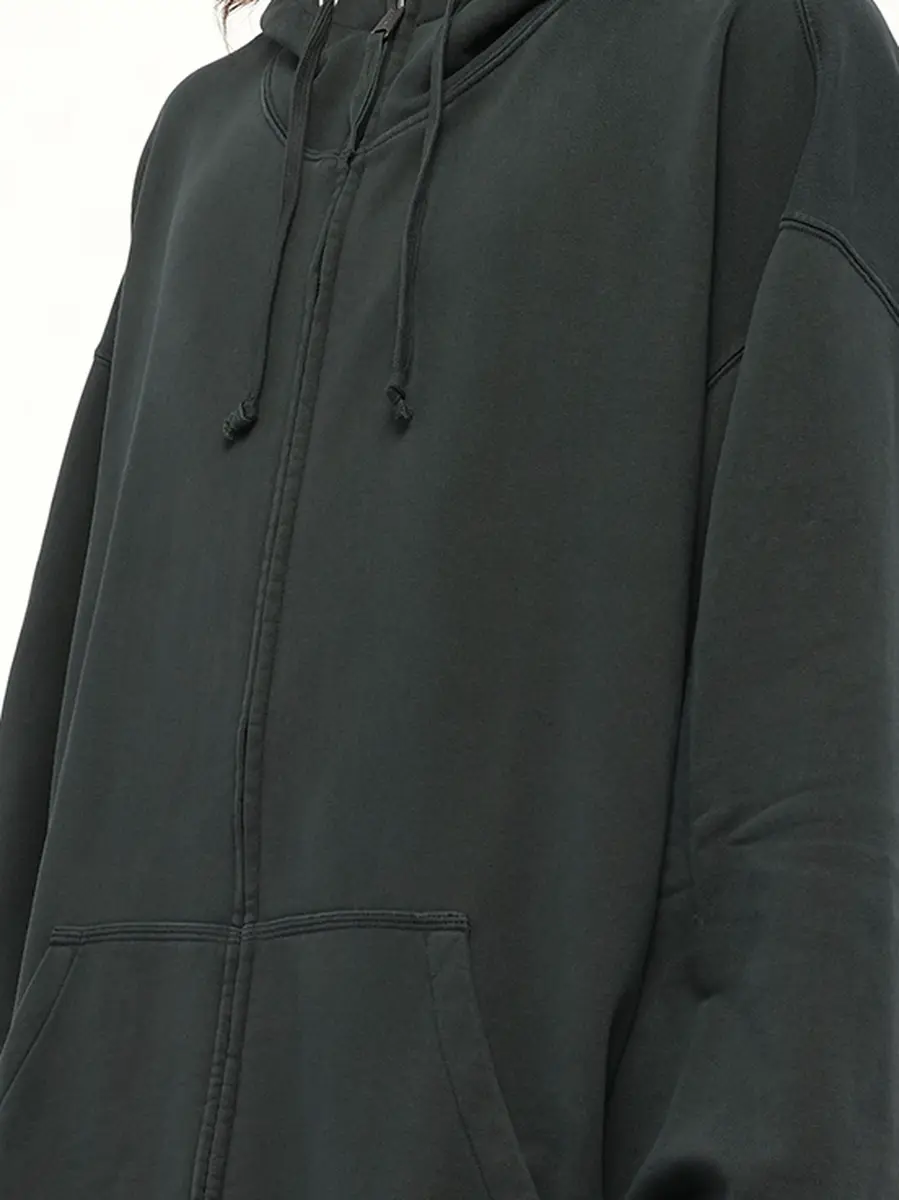 Maison Margiela Number Zip Logo Hoodie | Thumbnail 2 Maison Margiela Number Zip Logo Hoodie | Thumbnail 2