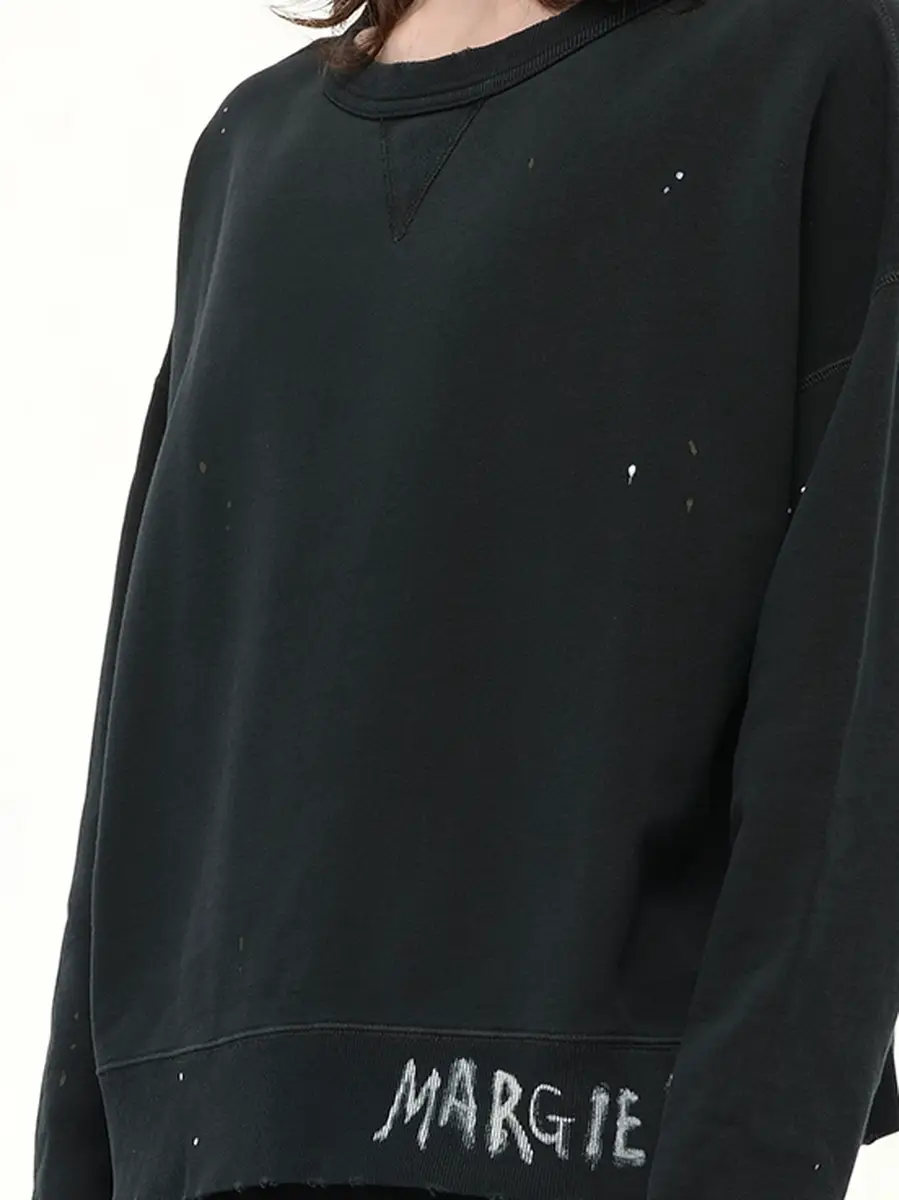 Maison Margiela Margiela Sweatshirt in Washed | Thumbnail 2 Maison Margiela Margiela Sweatshirt in Washed | Thumbnail 2