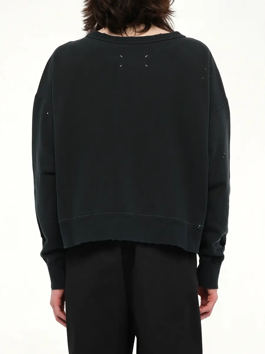 Maison Margiela Margiela Sweatshirt in Washed | Thumbnail 5 Maison Margiela Margiela Sweatshirt in Washed | Thumbnail 5