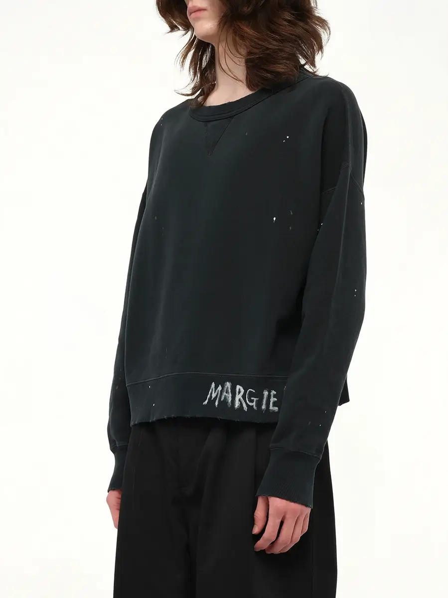 Maison Margiela Margiela Sweatshirt in Washed | Thumbnail 6 Maison Margiela Margiela Sweatshirt in Washed | Thumbnail 6