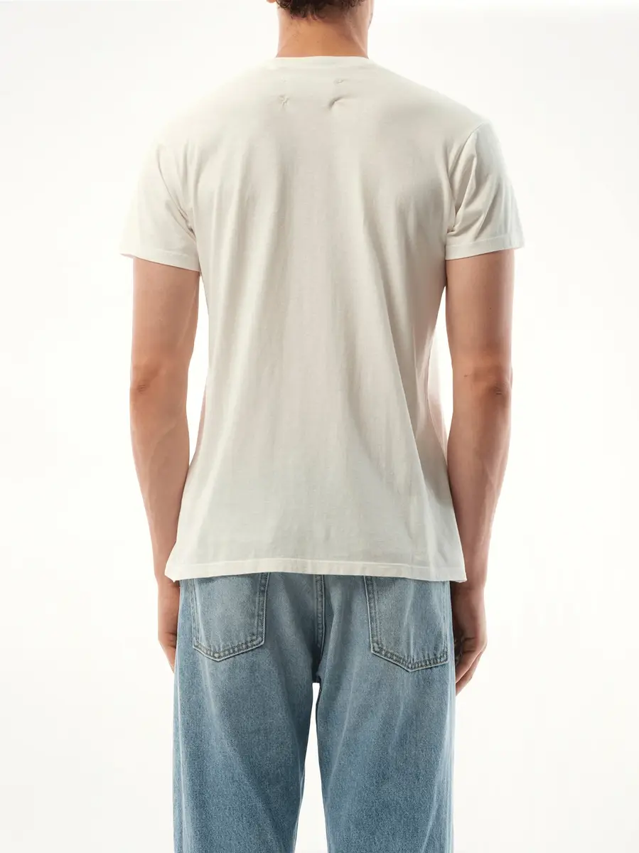 Maison Margiela Small Number Logo T-shirt in Off White | Thumbnail 6 Maison Margiela Small Number Logo T-shirt in Off White | Thumbnail 6
