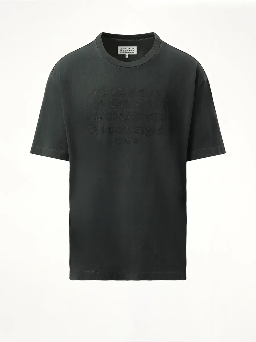 Maison Margiela Memory of Logo T-shirt in Washed Black | Thumbnail 3 Maison Margiela Memory of Logo T-shirt in Washed Black | Thumbnail 3