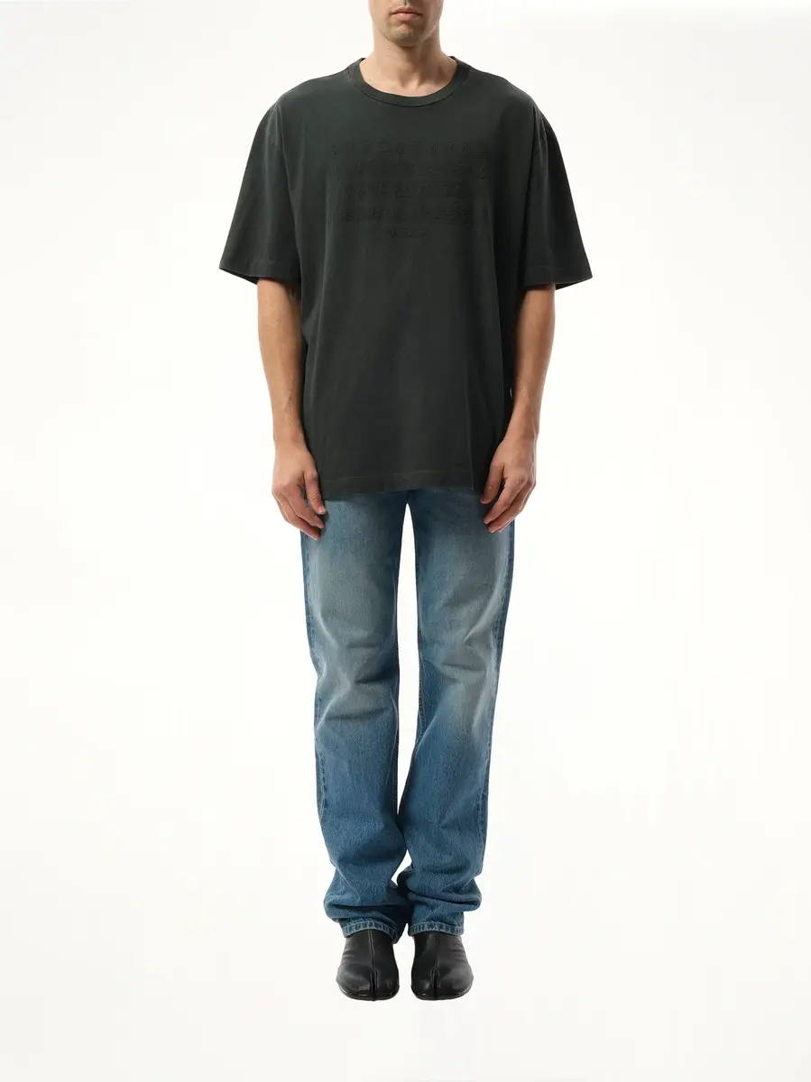 Maison Margiela Memory of Logo T-shirt in Washed Black | Thumbnail 4 Maison Margiela Memory of Logo T-shirt in Washed Black | Thumbnail 4