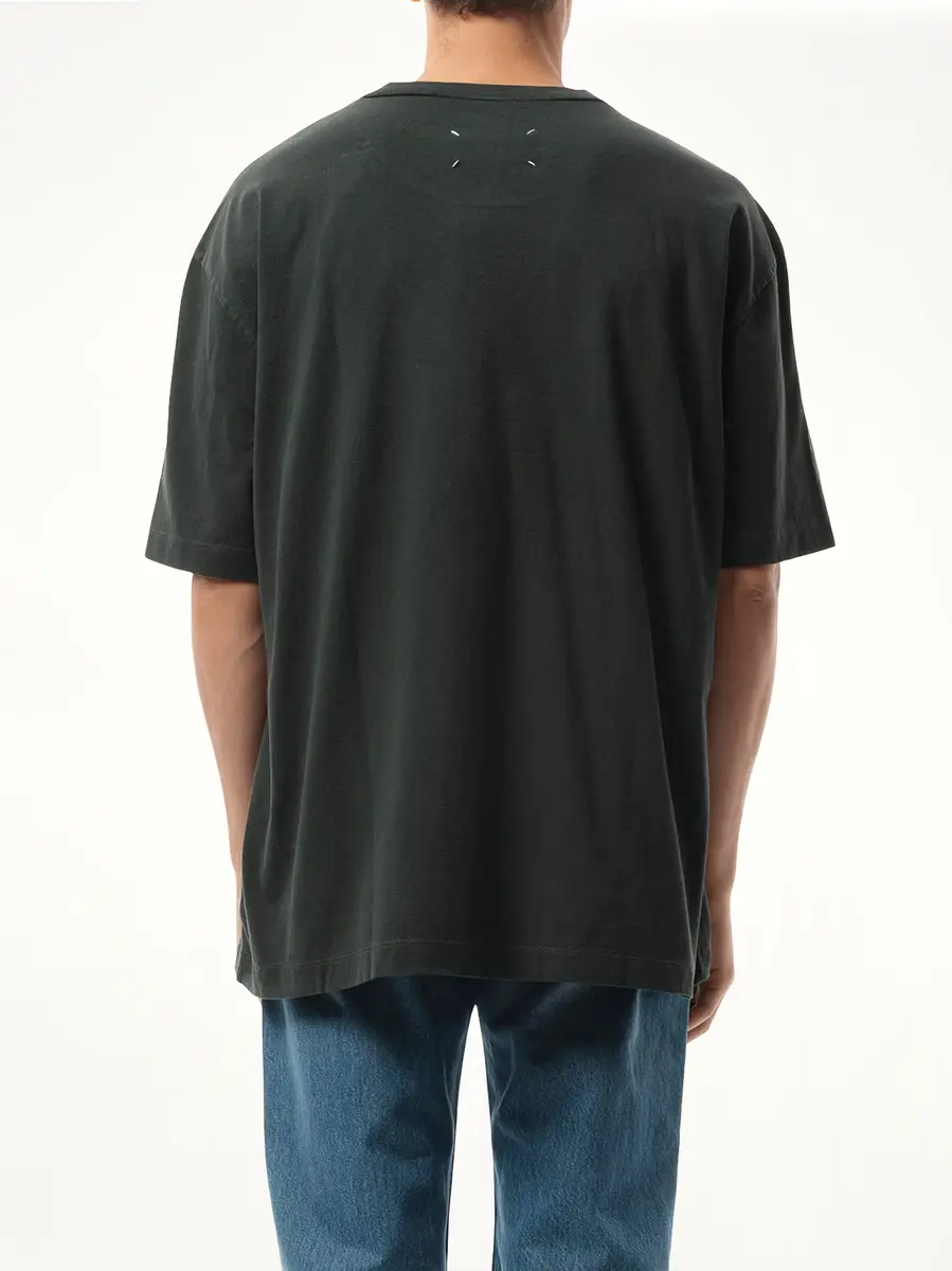 Maison Margiela Memory of Logo T-shirt in Washed Black | Thumbnail 5 Maison Margiela Memory of Logo T-shirt in Washed Black | Thumbnail 5