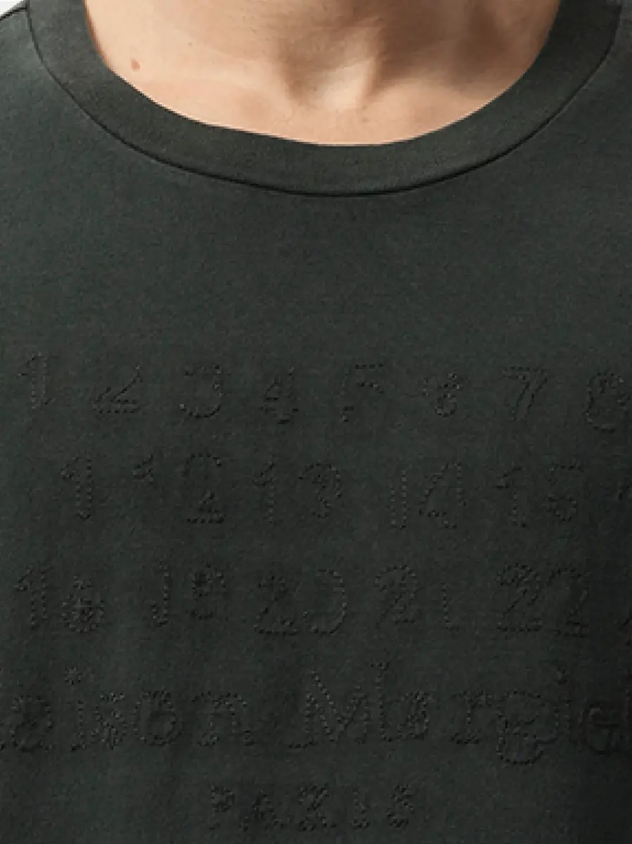Maison Margiela Memory of Logo T-shirt in Washed Black | Thumbnail 6 Maison Margiela Memory of Logo T-shirt in Washed Black | Thumbnail 6
