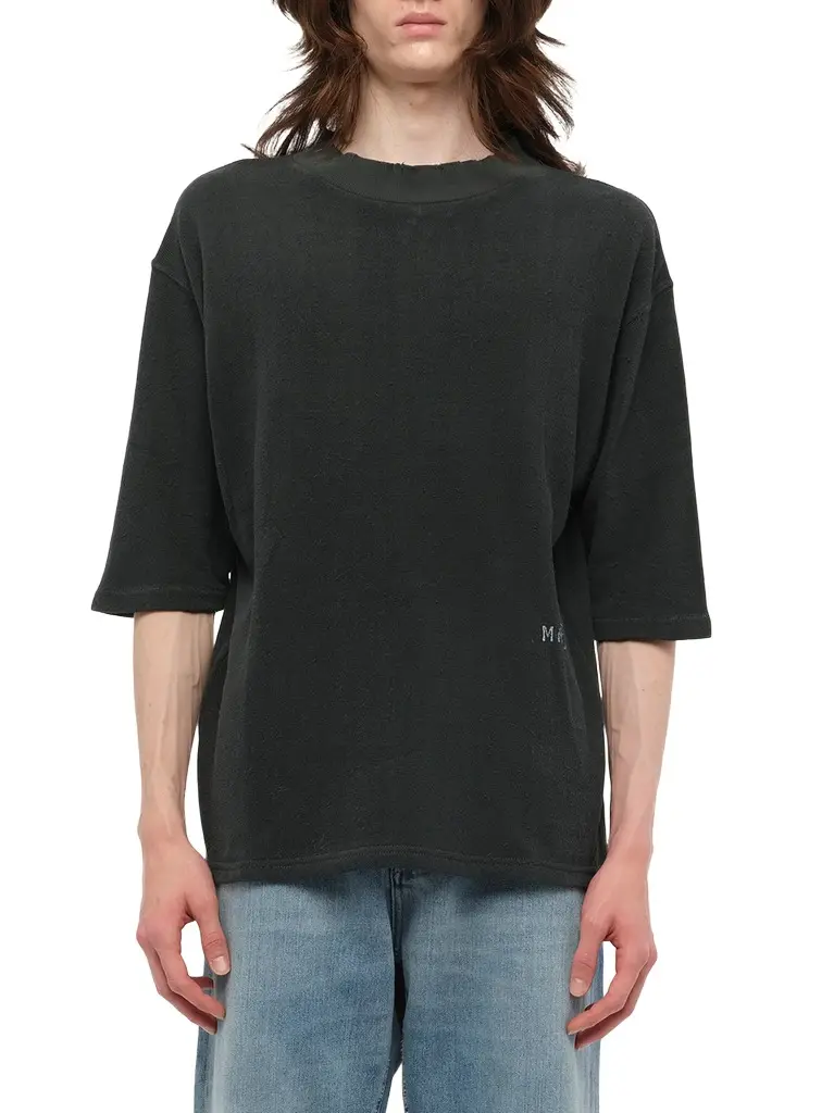 Maison Margiela Reverse Terry T-shirt in Washed | Image 1 Maison Margiela Reverse Terry T-shirt in Washed | Image 1