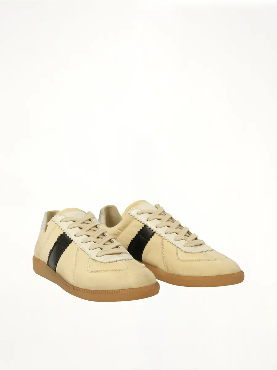 Maison Margiela Replica Sneaker in Black/yellow | Thumbnail 3 Maison Margiela Replica Sneaker in Black/yellow | Thumbnail 3