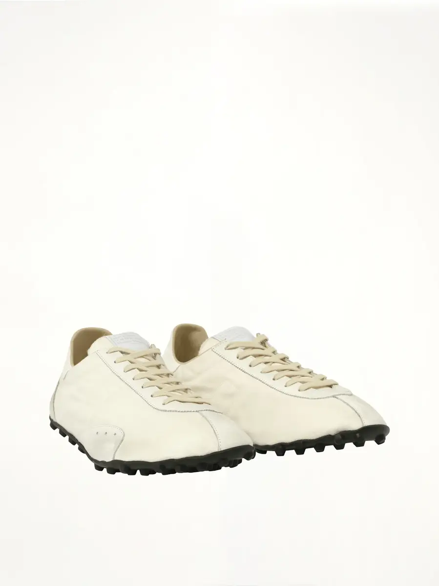 Maison Margiela Sprinters Low Top Sneaker in White/birch | Thumbnail 3 Maison Margiela Sprinters Low Top Sneaker in White/birch | Thumbnail 3