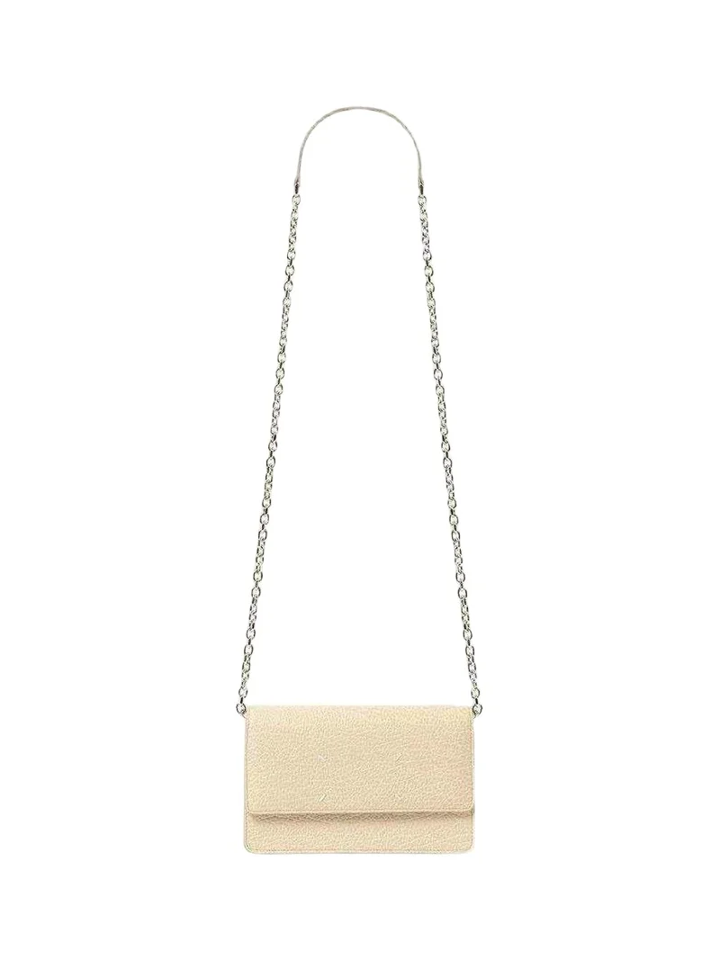 Maison Margiela Wallet on Chain Medium in Amande