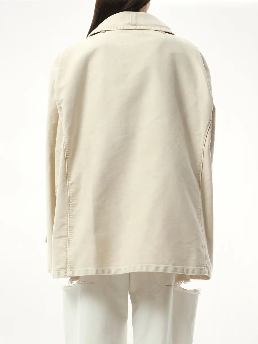 Maison Margiela Workers Moleskin Jacket in Nut Wash | Thumbnail 6