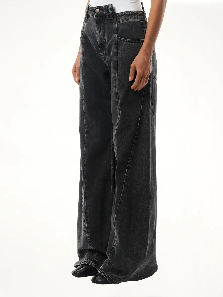 Maison Margiela Cut Out Waistband Relaxed Fit Denim Jeans | Thumbnail 5 Maison Margiela Cut Out Waistband Relaxed Fit Denim Jeans | Thumbnail 5