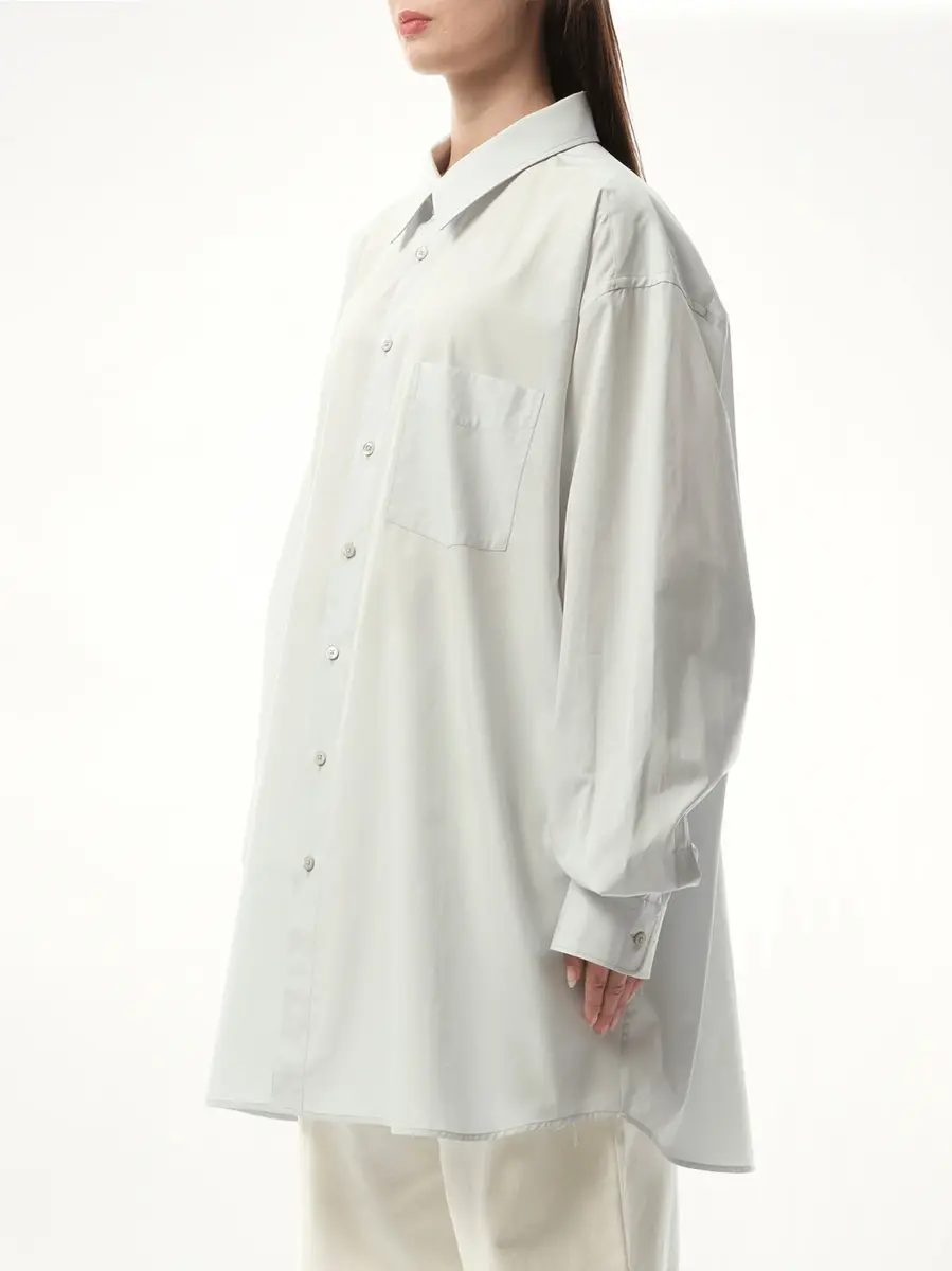 Maison Margiela Long-sleeved Shirt in Light Blue | Thumbnail 5 Maison Margiela Long-sleeved Shirt in Light Blue | Thumbnail 5
