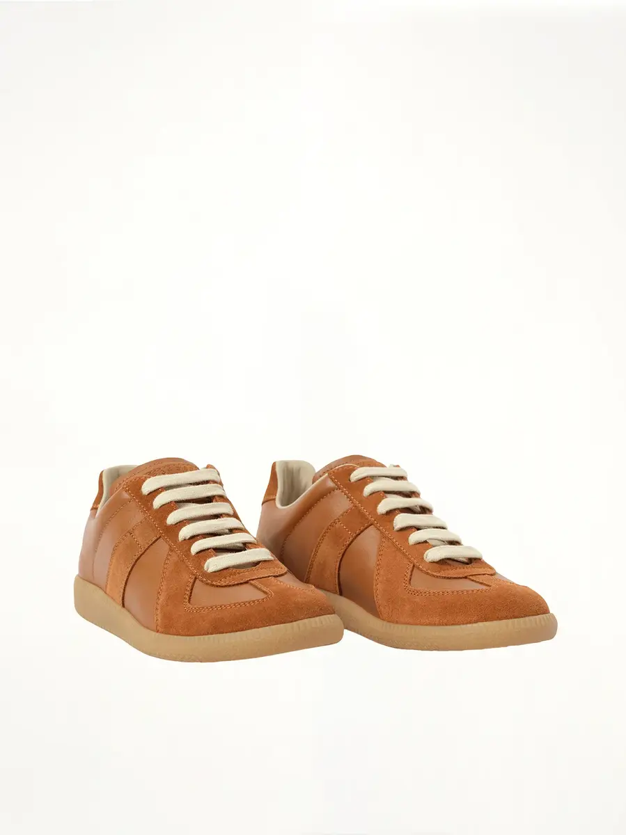 Maison Margiela Replica Sneaker in Light Brown | Thumbnail 3 Maison Margiela Replica Sneaker in Light Brown | Thumbnail 3