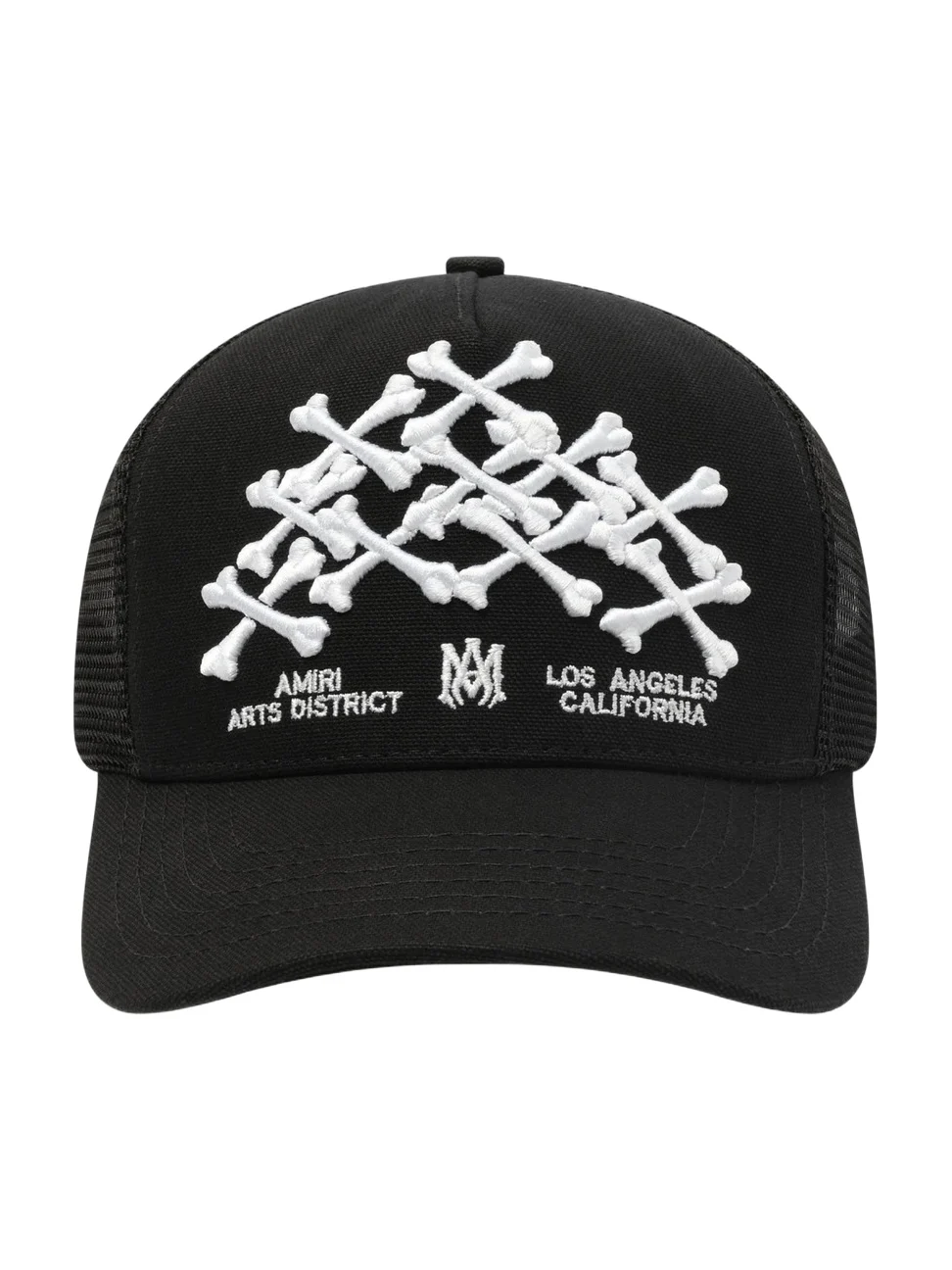 AMIRI Bones Stacked Trucker Hat