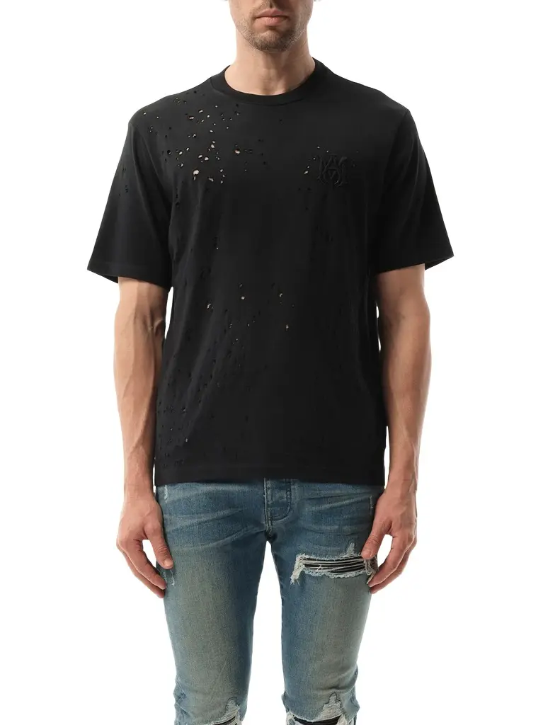 AMIRI MA Shotgun Embroidered T-shirt | Image 1 AMIRI MA Shotgun Embroidered T-shirt | Image 1
