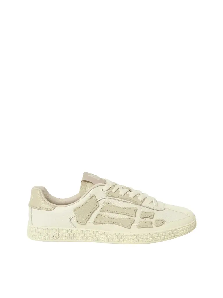 AMIRI Pacific Bones Sneaker in Birch White | Image 1 AMIRI Pacific Bones Sneaker in Birch White | Image 1