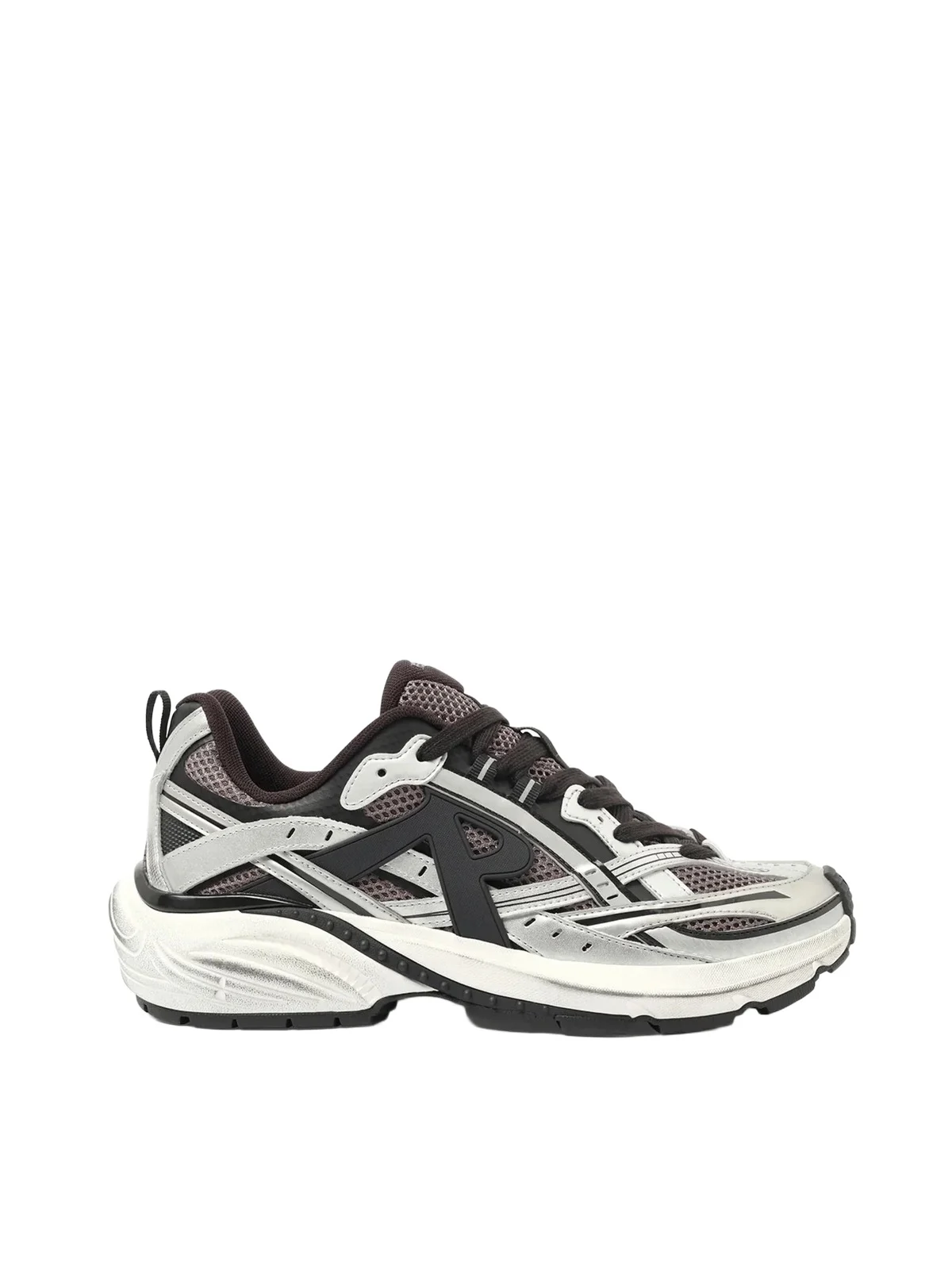 Represent Storm Runners Sneakers in Silver/black