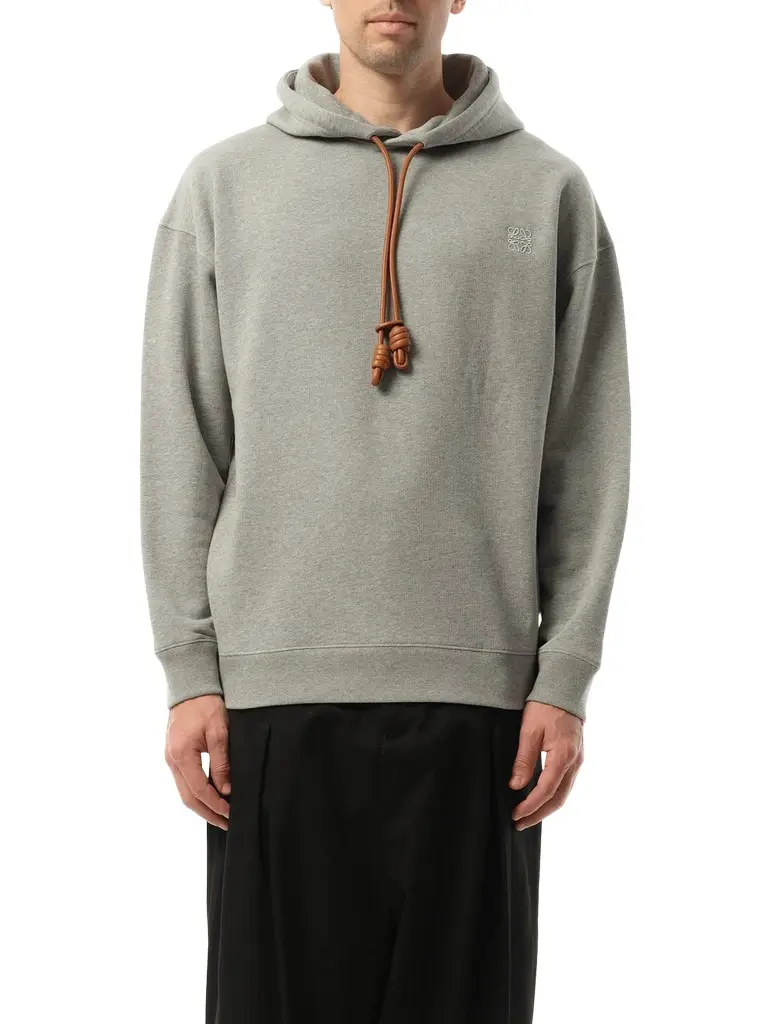 Loewe Leather Tassel Hoodie in
