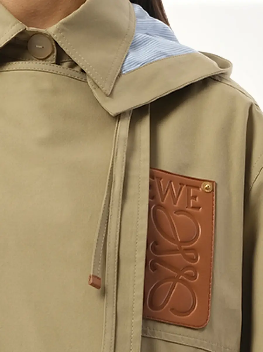 Loewe Hooded Anagram Parka in Sweet Caramel | Thumbnail 2 Loewe Hooded Anagram Parka in Sweet Caramel | Thumbnail 2