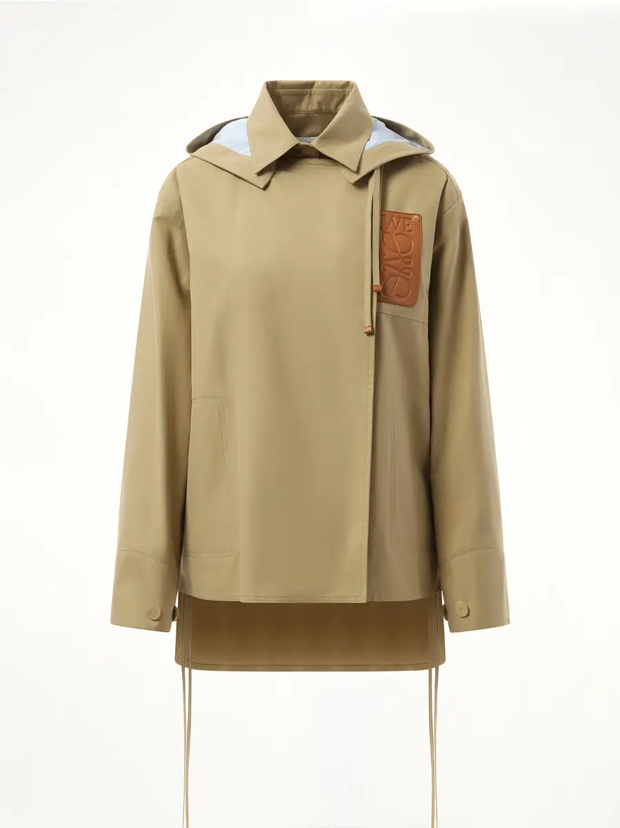 Loewe Hooded Anagram Parka in Sweet Caramel | Thumbnail 3 Loewe Hooded Anagram Parka in Sweet Caramel | Thumbnail 3