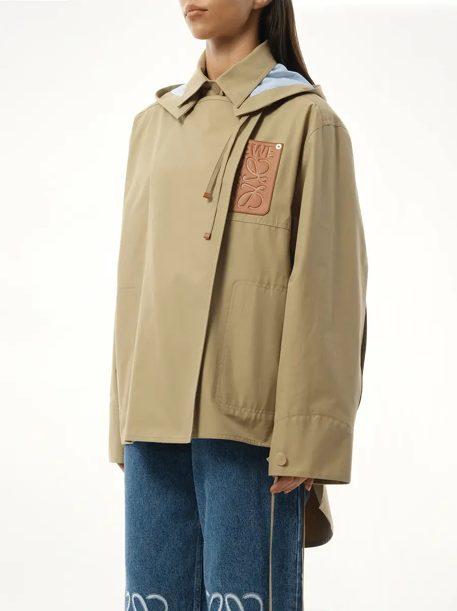 Loewe Hooded Anagram Parka in Sweet Caramel | Thumbnail 5 Loewe Hooded Anagram Parka in Sweet Caramel | Thumbnail 5