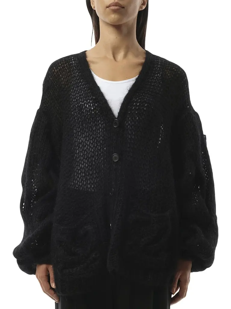 Loewe Relaxed Fit Anagram Cardigan | Image 1 Loewe Relaxed Fit Anagram Cardigan | Image 1