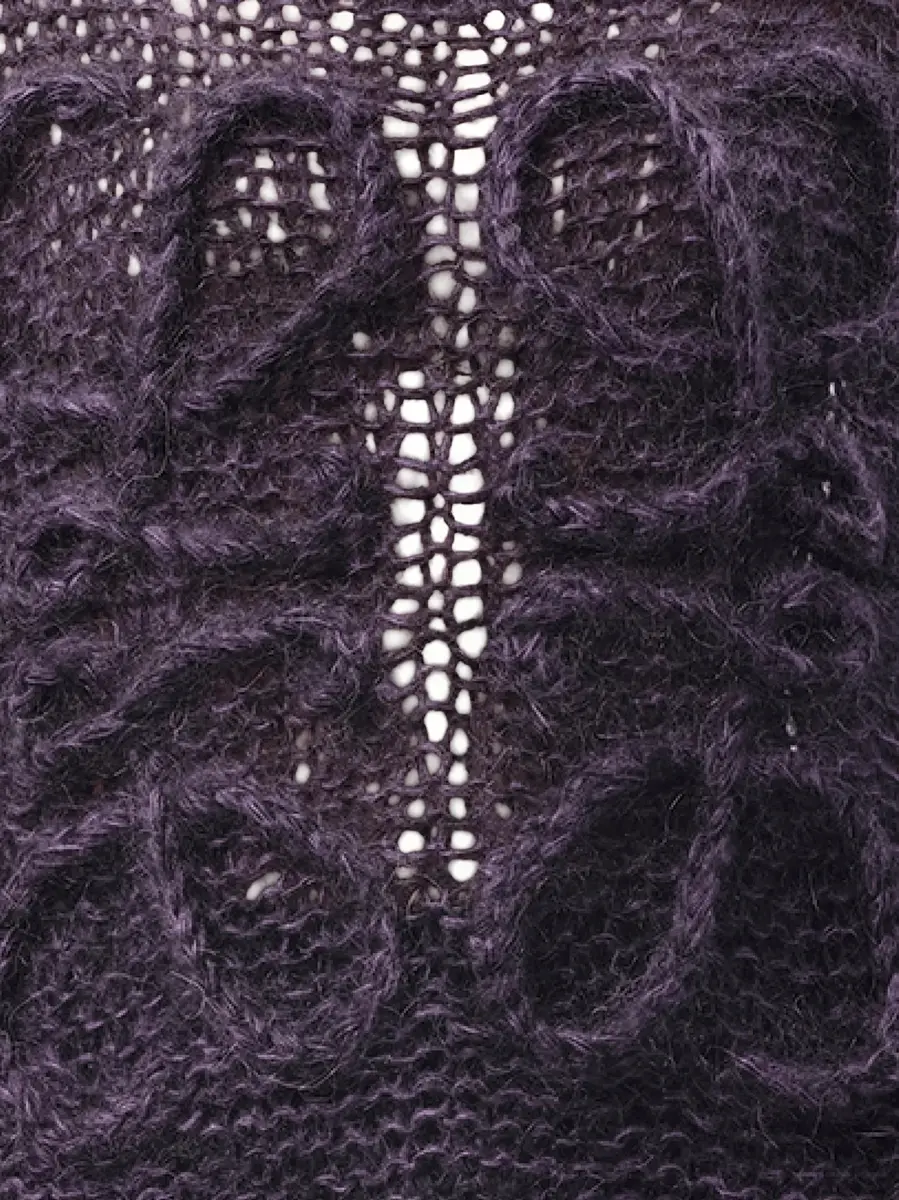 Loewe Relaxed Fit Anagram Sweater in Black/purple Purple | Thumbnail 2 Loewe Relaxed Fit Anagram Sweater in Black/purple Purple | Thumbnail 2