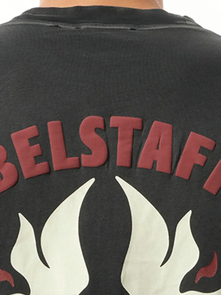 Represent Represent X Belstaff Flame Phoenix T-shirt in Shadow Black | Thumbnail 2
