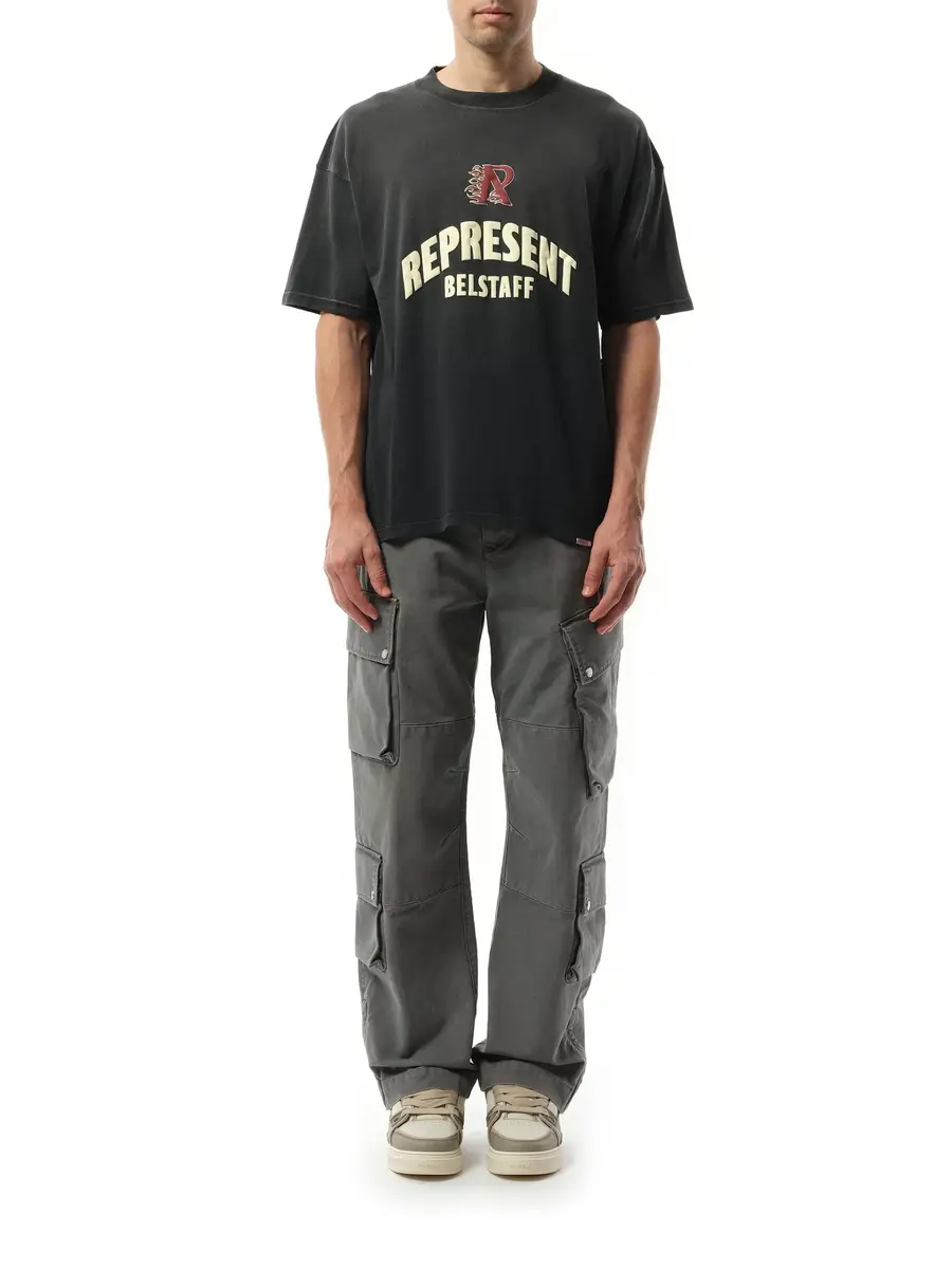 Represent Represent X Belstaff Flame Phoenix T-shirt in Shadow Black | Thumbnail 4