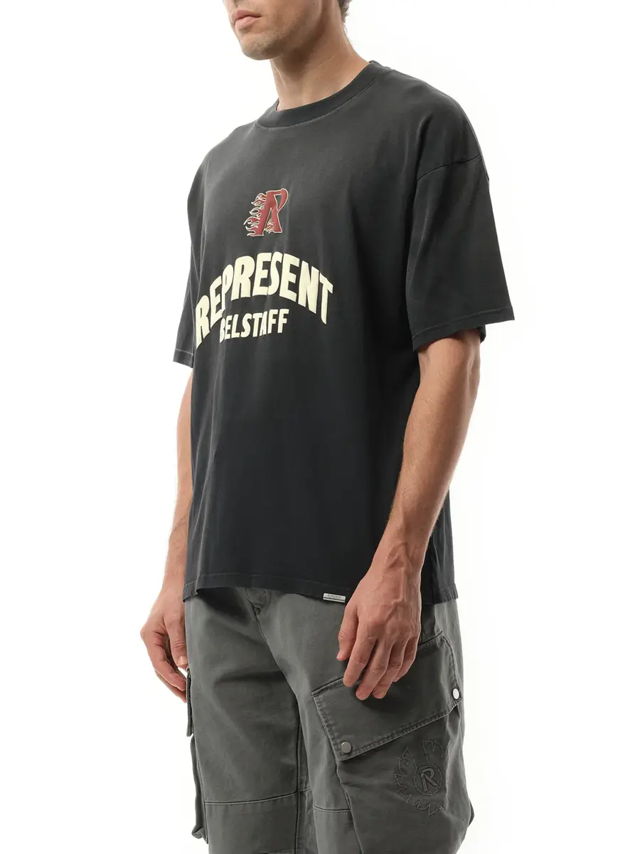 Represent Represent X Belstaff Flame Phoenix T-shirt in Shadow Black | Thumbnail 5
