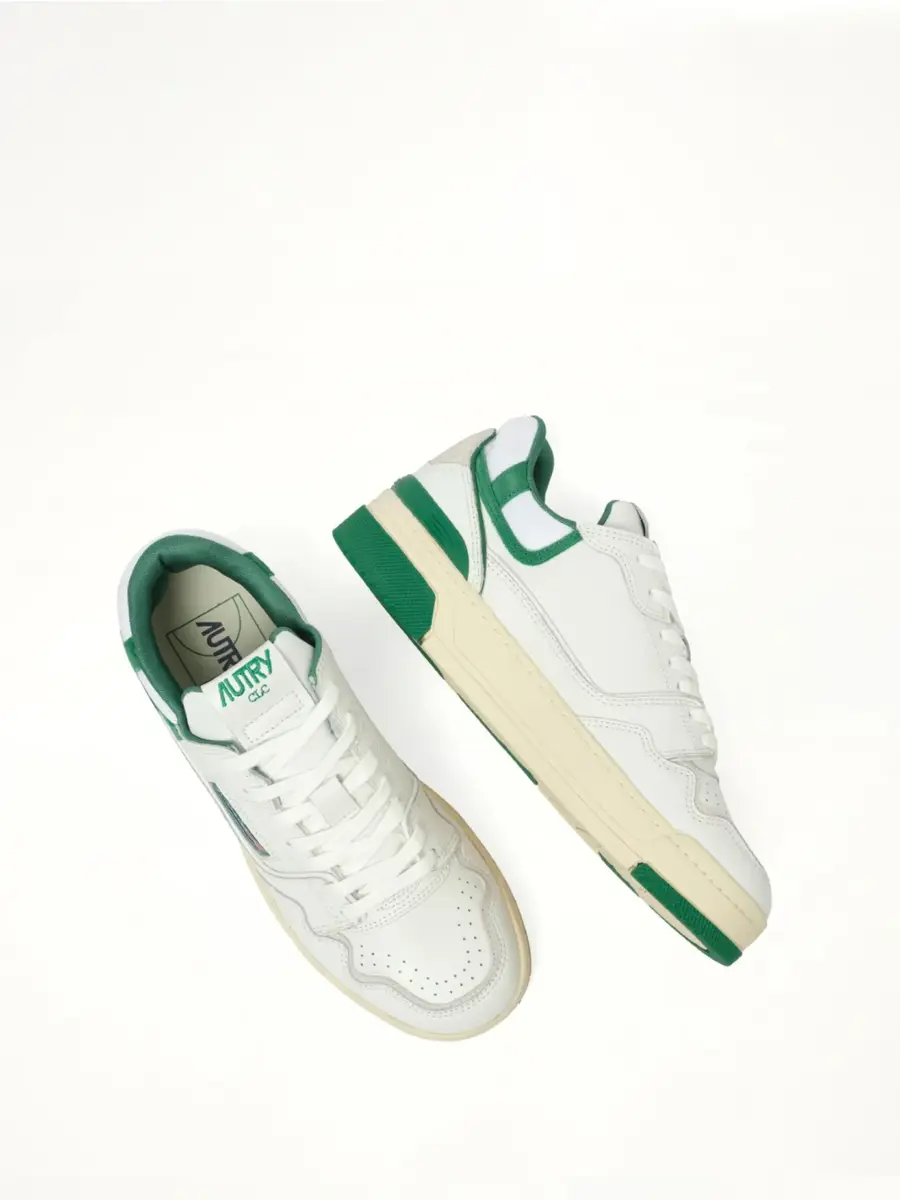 Autry Clc Low Sneakers in White/amazon | Thumbnail 4 Autry Clc Low Sneakers in White/amazon | Thumbnail 4