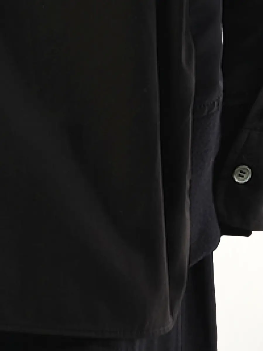 Sacai Cotton Poplin Nylon Shirt | Thumbnail 2 Sacai Cotton Poplin Nylon Shirt | Thumbnail 2